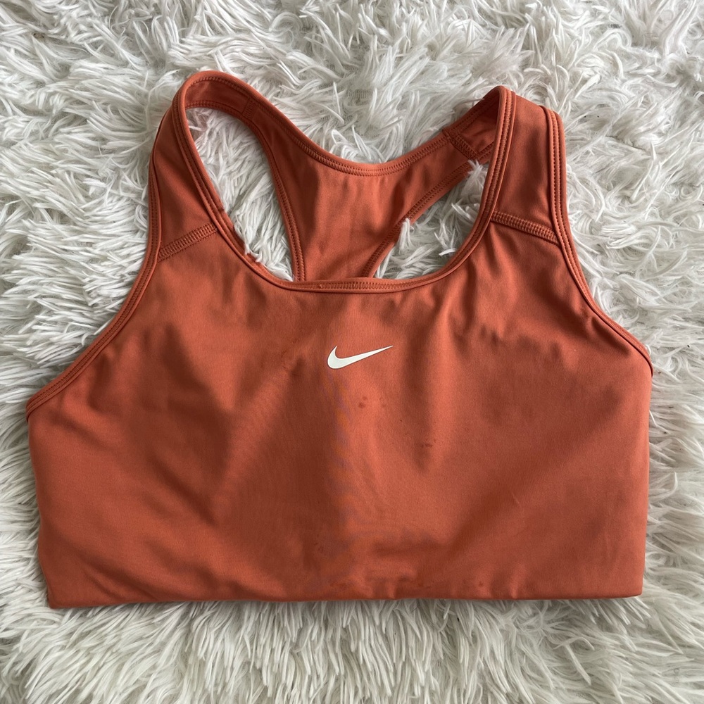 Orange Nike Sports Bra - Size Medium - Good Condition!